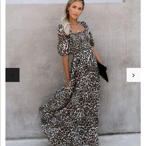 Leopard Maxi dress